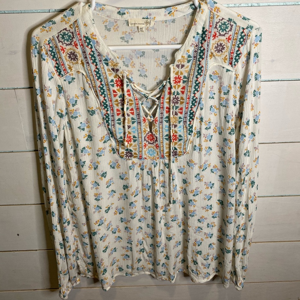 Artisan crafted by democracy tunic top